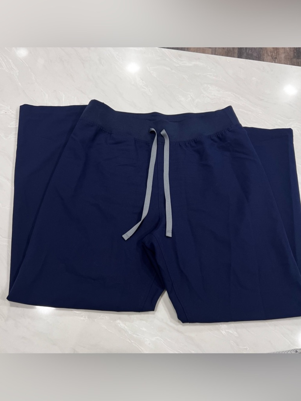 Figs Livingston Technical Collection Navy Drawstring Lounge Pants